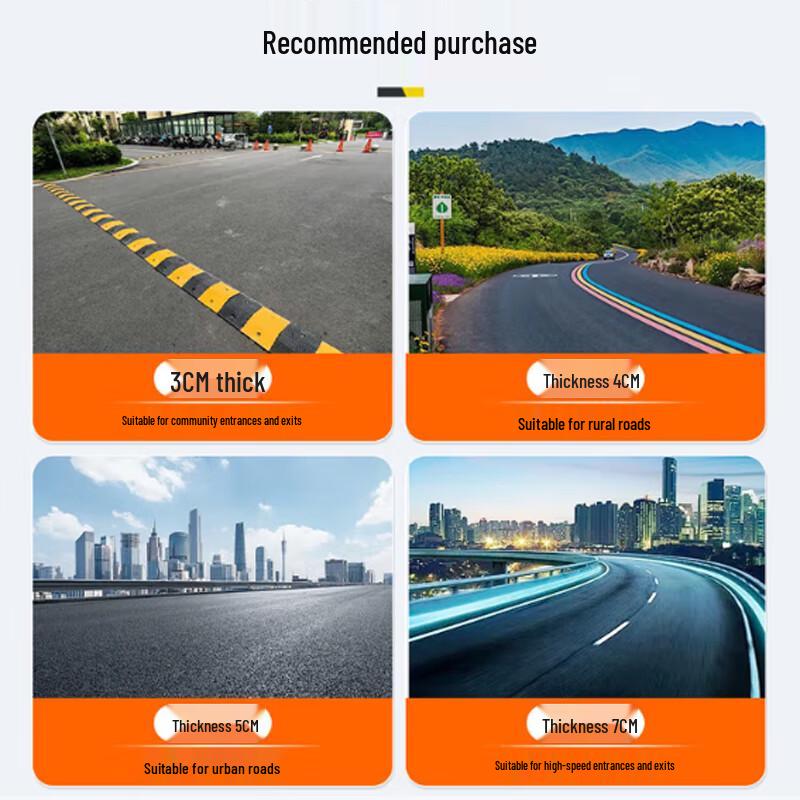 Резиновый лежачий полицейский