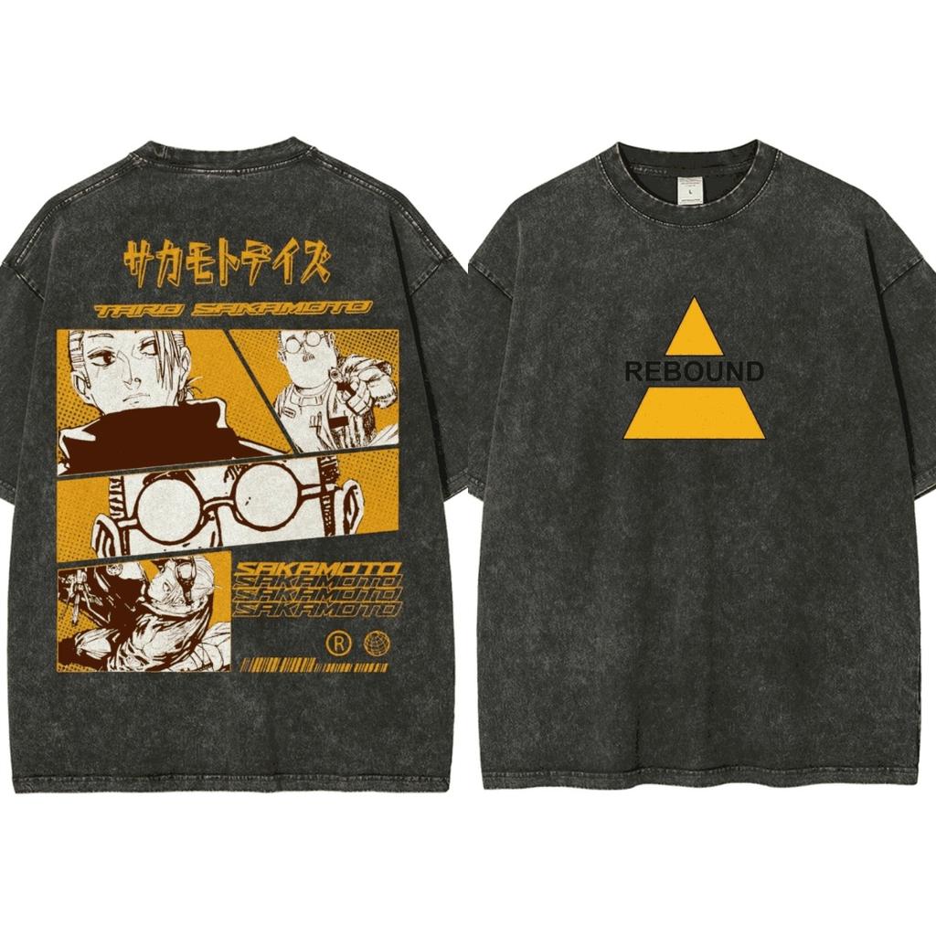 Hot Funny Anime Sakamoto Days Manga Graphic Print T-shirt Women Men Streetwear Hip Hop Harajuku Fashion Loose Casual Oversized Top Summer New Tee