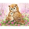 Алмазная картина, вышивка крестиком, Алмазная вышивка "Маленькая сова", мозаичная картина своими руками, стразы, подарок