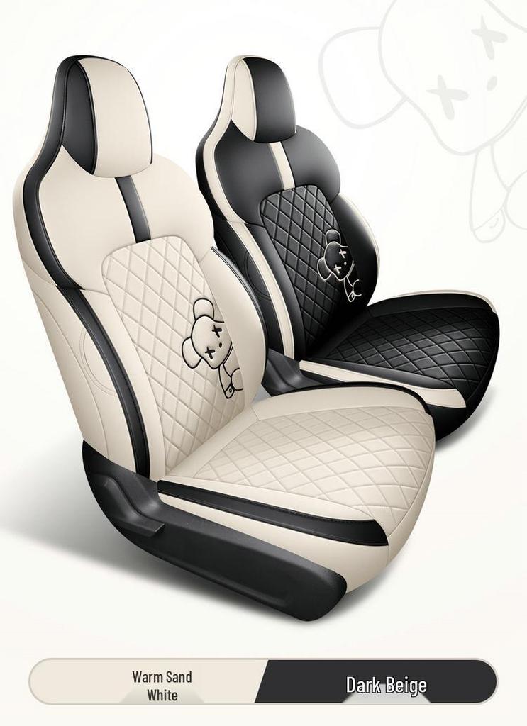 Wuling Bingo PLUS Leather Cartoon Car Seat Cushion for All Seasons