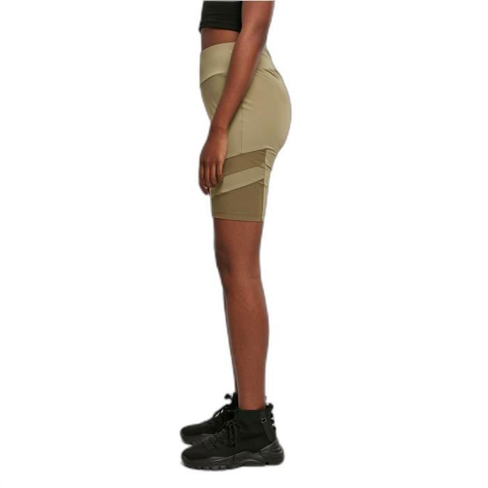 Cuissard taille haute femme Urban Classics Tech Mesh - vert kaki - XS