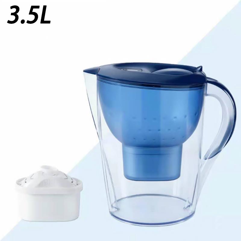 Бытовой кувшин-фильтр для воды Удаляет накипь и хлор Большая емкость Стерилизует и уменьшает содержание хлора