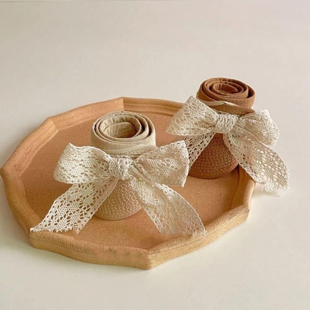 Summer Baby Straw Caps Korean Children Sun Hat Ins Bow Lace Straw Hat  Vacation