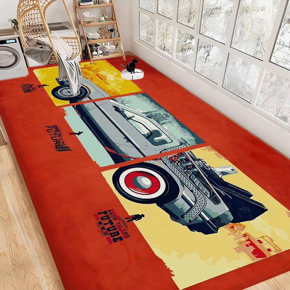 Back To The Future Bathroom Mat Kids Room Bedroom Decoration Balcony Anti-Slip Doormat Living Room Welcome Rug