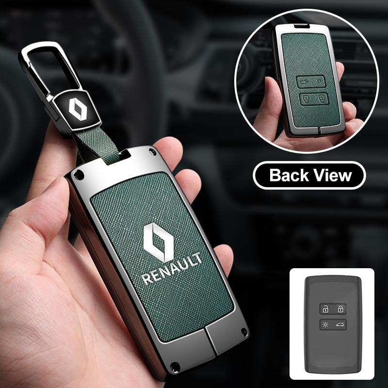 For Renault 2026 New Hub Caps Leather Car Key Cover for Renault Austral Kadjar Clio Megane Captur Arrana Kolaos Zoe Scenic Dacia