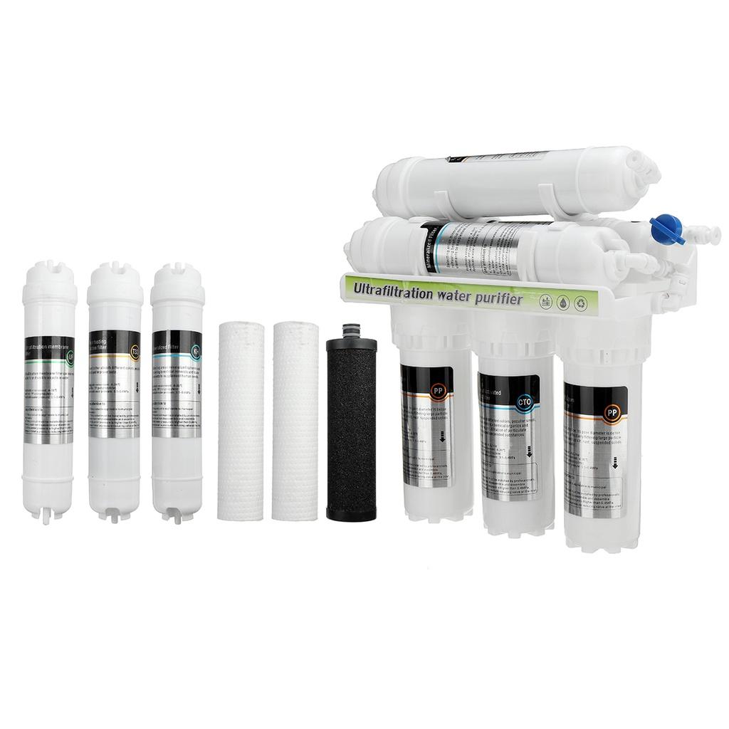 6-ступенчатая система ультрафильтрации для питьевой воды, очиститель, водяные фильтры с краном, бытовой фильтрационный комплект