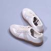 All-cowhide Women's Little White Shoes Women's Shoes New Spring and Autumn Flat Bottom Versatile Casual Couple Leather