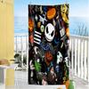 Christmas Nightmare Beach Towel High Absorbency & Quick-Dry Comfortable Lightweight Suitable for Swimming, Gym, Camping, Yoga Vacation