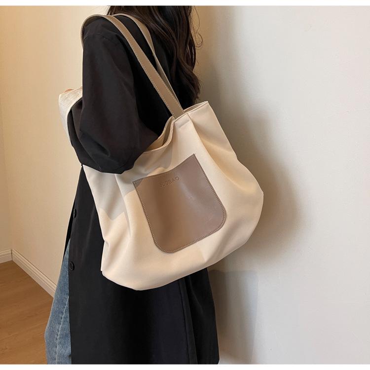 Холщовая большая сумка большой вместимости для поездок на работу, женская сумка