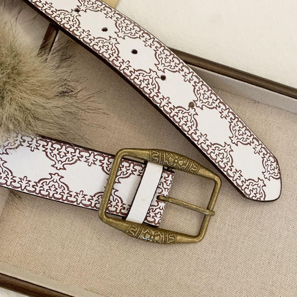 ПУ Кожа Кожа Мех Ремень Клепки Y2K Пояс Винтажный Плюшевый Ремень Женский/Девочки