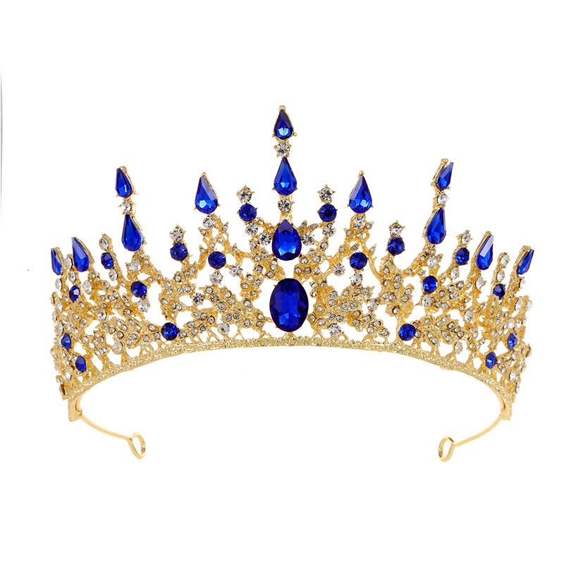 Корона свадебная тиара барокко стразы фестиваль свадебная атмосфера повязка на голову для волос корона свадебная тиара