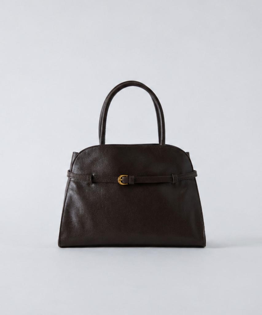 Ecoe E.C.O.E Heritage Buckle Bag - Chestnut Brown