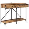Console Table Reclaimed Wood 100 x 39 x 78.5 cm Engineered Wood