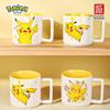 SHUNXIANG Кружка керамическая Pokémon 330 мл Мультяшный Пикачу Чашка для кофе Милая Кружка для завтрака Молока Овсянки Аниме Тема Посуда для напитков Стакан для воды Подарок