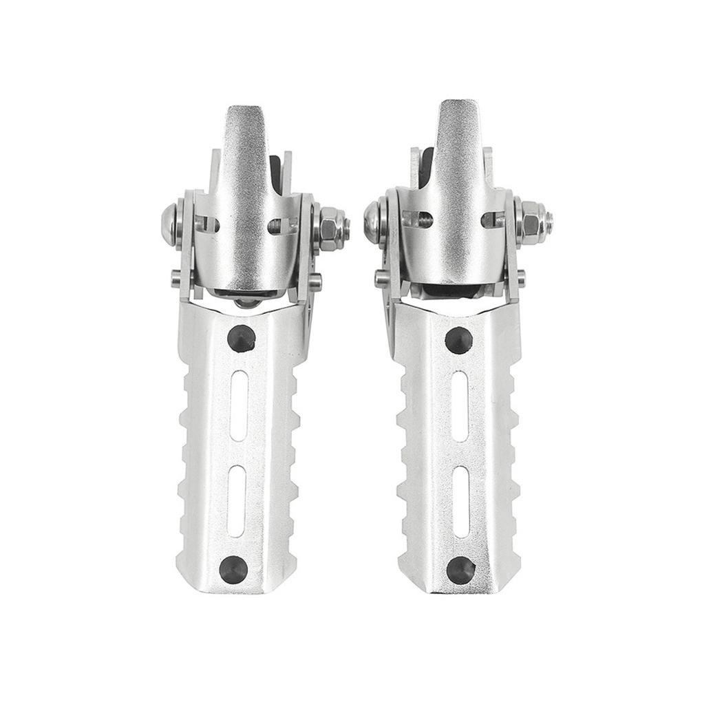 Комплект из 2 подножек для мотоцикла, складная подставка для ног, подножка для педали, ремонт, замена для F 800 GS Adventure S1000XR, черный