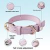 Strictly select the new microfiber leather small daisy cat jewelry collar ultra-light noble pet supplies collar choice