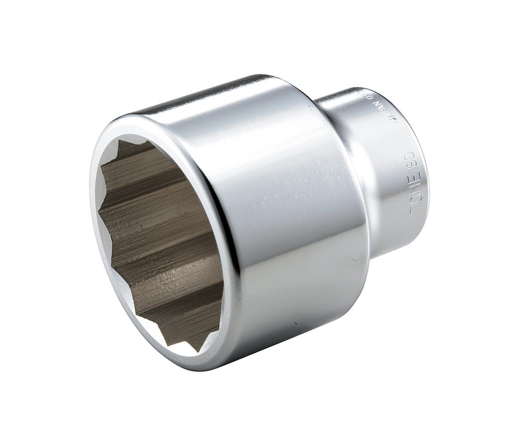 TONE Socket Drive Angle Width Across Flats 36mm (12-sided) 8D-36 25.4mm (1")