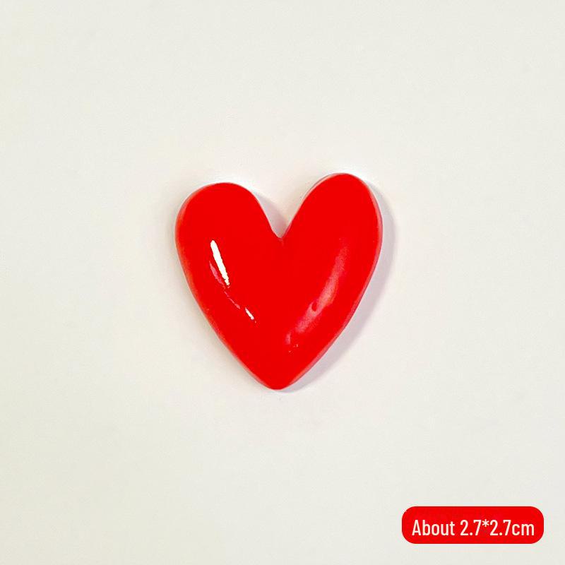 Украшения ручной работы из китайской красной смолы «Любовь» для поделок, чехлов для телефонов, чашек.