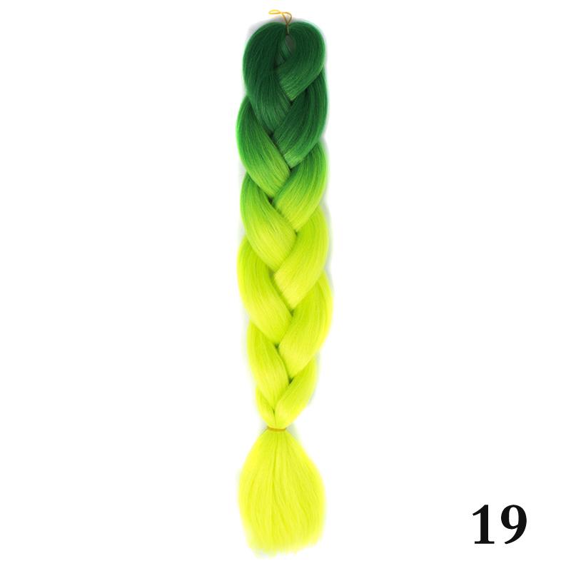 Косы Наращивание волос Балаяж Омбре DIY Быстрое плетение Плетение волос для косплея Ежедневное использование для женщин