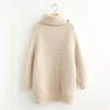 Women's Sweaters, Women's Turtleneck Sweaters, Mid-length Fat Mm Thickened Autumn and Winter Lazy Style Knitwear