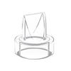 Пищевой силиконовый клапан Easy Install Breast Pump Accessories Герметичный для ремонта TSRETE/CPPSLEE/Momcozy S9/S12