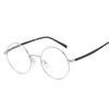 2019 Round Frame Retro Flat Mirror, Literary And Art Students Can Be Equipped With Myopia Metal Optical Overhead Frame Glasses