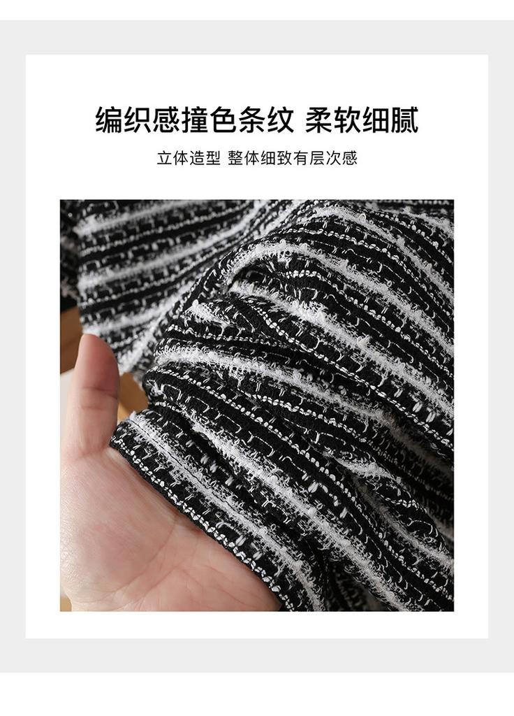 Striped short sleeved t-shirt for women, 2026 spring fashion commuting versatile casual top