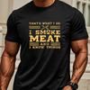 Barbecue Theme Print T-Shirt,Lightweight T-Shirt Breathable Cool, Comfortable Wear