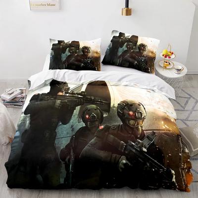 3D Комплект Постельного Белья Печать Tom C-Clancys R-Rainbow Six Siege Игра Односпальный/Полуторный/Двуспальный/Евро/Кинг Сайз Взрослая Спальня Пододеяльники Комплекты Аниме