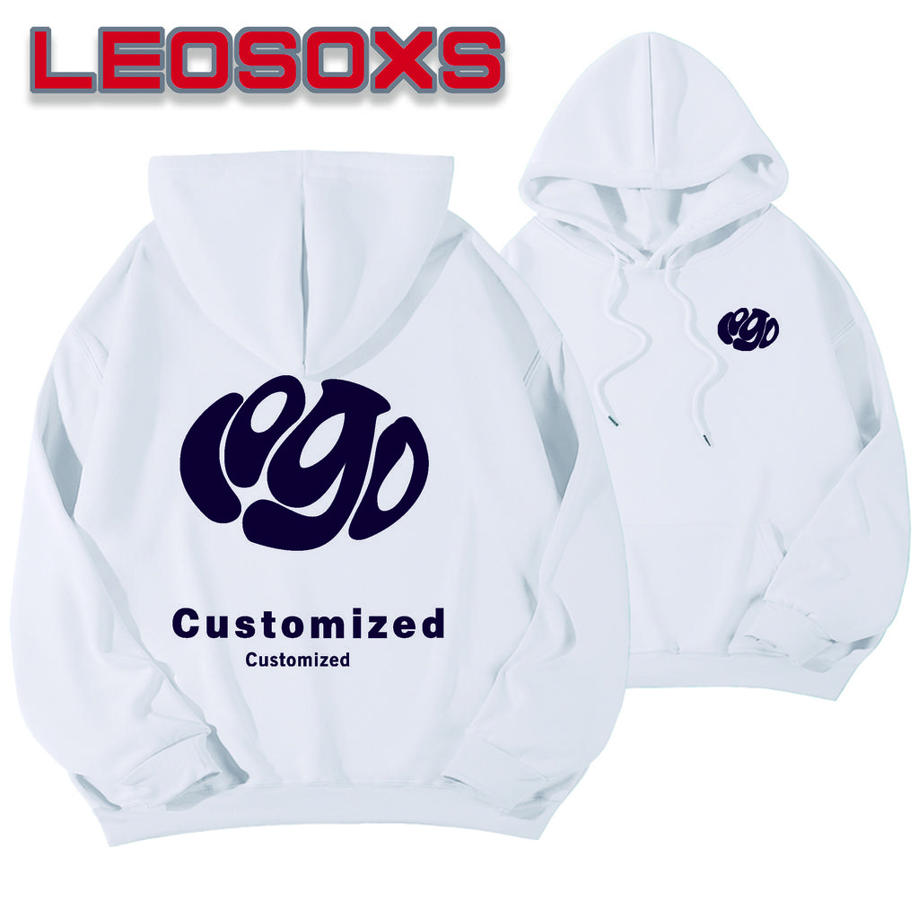 DIY Patterned Custom Logo Men's Hooded Sportswear Jacket Women's Yoga Sweatshirt Solid Color Hoodie Fashion XS-5XL Plus Size
