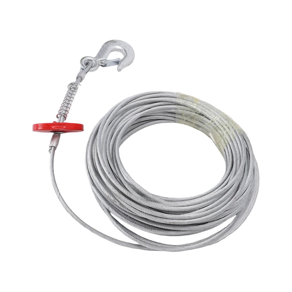 Трос для лебедки 6 мм 30 м 17637 фунтов грузоподъемность Анти стальной трос для лебедки для крана эвакуатора