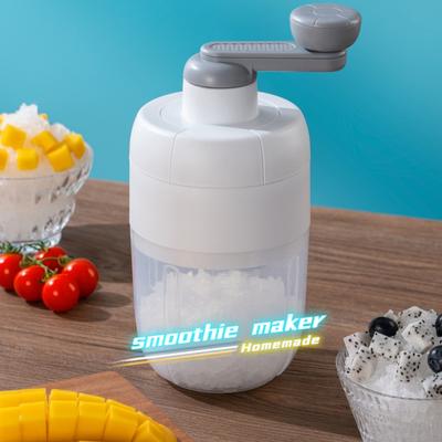 Льдодробилка Мини-ледяные бритвы Ручная самодельная машина для разбивания ледяных блоков смузи