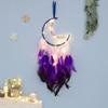New Moon Dreamcatcher Single Ring Feather Jewelry Creative Eye Balcony Living Room Bedroom Pendant