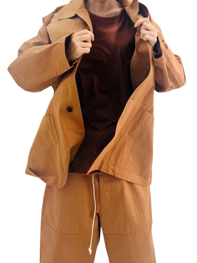 Loola Koola Adam Oversized Work Jacket_Ochre