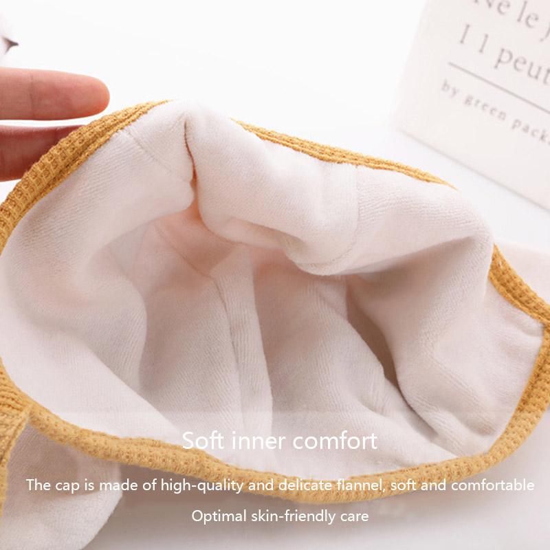 Зима-весна, детская шапка, милые длинные шапочки с кроличьими ушками, теплая шапка-ушанка для малышей, однотонные шапки для новорожденных