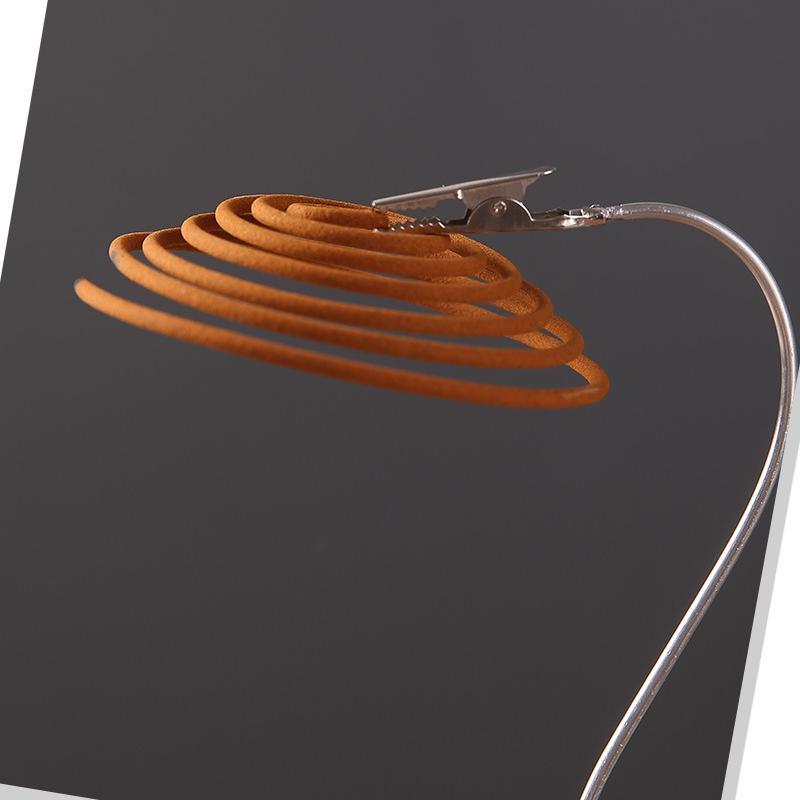 Портативный двусторонний держатель для москитных спиралей, клипса для сломанных благовоний, подставка, стойка для москитных спиралей, клипса для этикеток фотоальбома, держатель для карточек