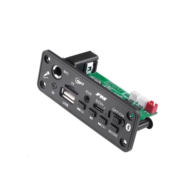 1 комплект 2*3 Вт/5 Вт усилитель аудио плеер Bluetooth MP3 декодер плата 5 В DIY MP3 плеер автомобильный FM радио модуль TF USB микрофон запись звонка