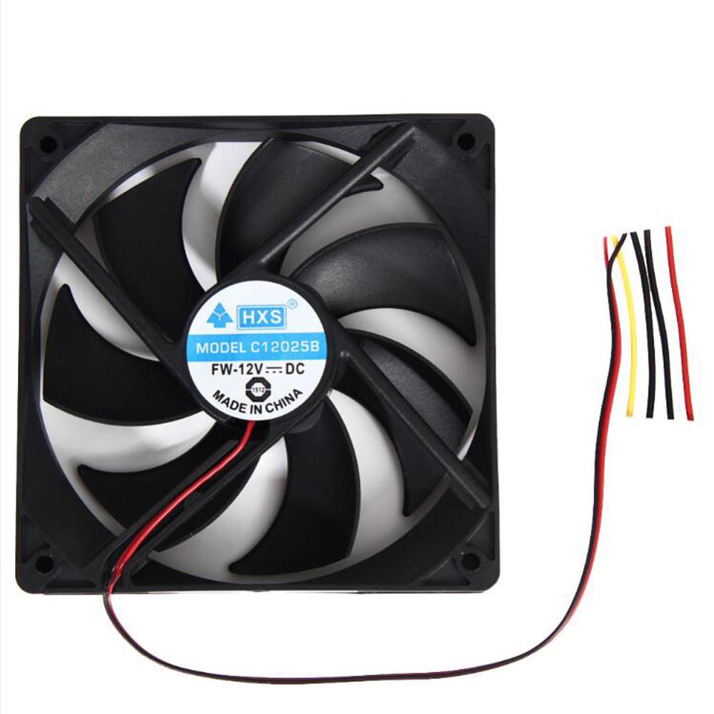 120mm Case Fan - 12V 4-Pin Brushless Computer Fan 1800 (1 Pack)