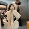 Imitation Lamb Plush Jacket Women's Tide Ins Winter New Korean Version Loose Student Lazy Wind Fleece Thickened Outer Wear