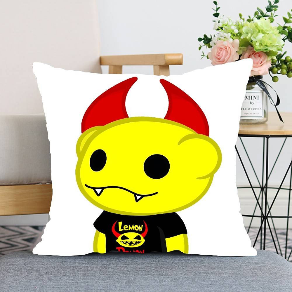 FunnyLLemonSDDemonS Throw Pillow Covers Pattern Cushion Cover Suitable For Sofa Bedroom Car Pillow Cover