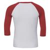 Canvas Mens 3/4 Sleeve Baseball T-Shirt