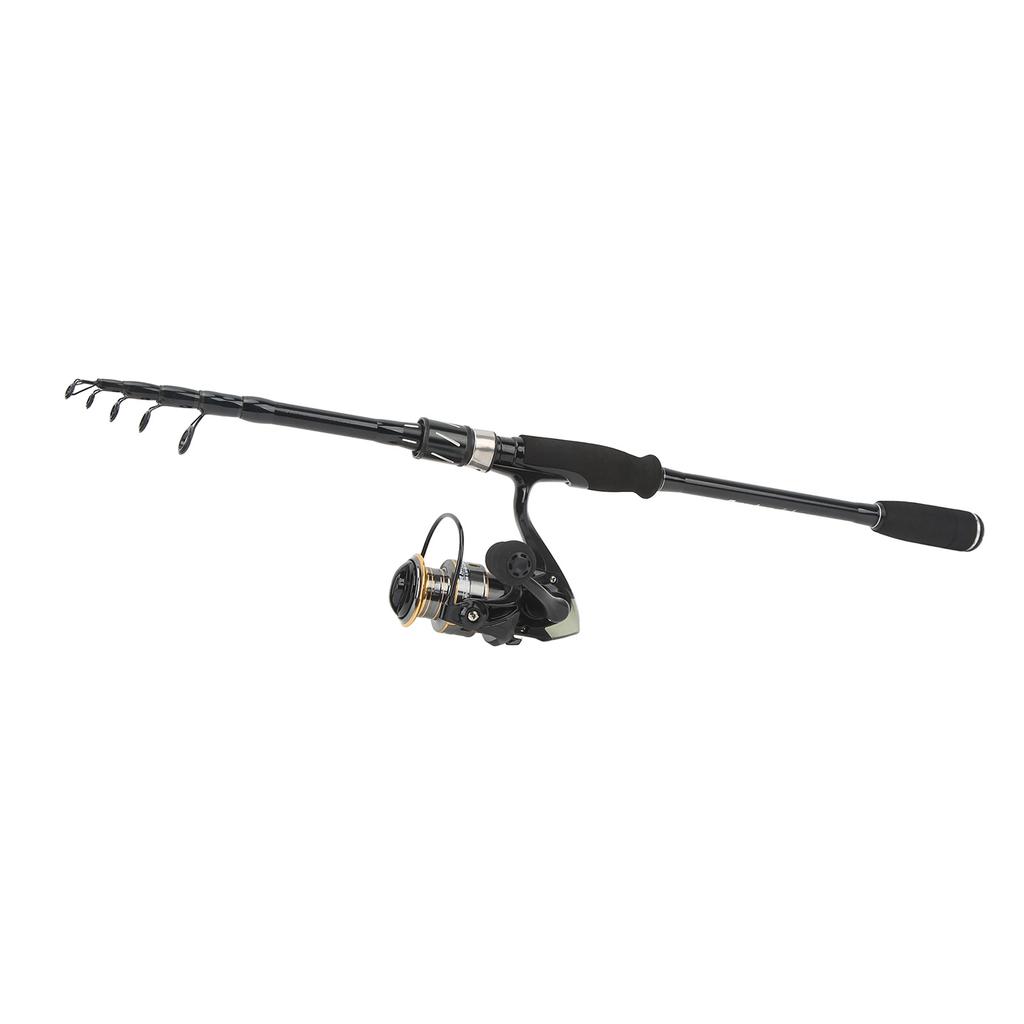 Fishing Rod and Reel Combo Set with Telescopic Fishing Rod Bait Hooks Fishing Rods Set for Fishing Beginners Gift
