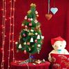 Christmas Pine Tree 3 Feet with 54 Decoration Hanging Props Ornaments for Table Top Office Small Xmas Tree Party Decor Items for Home