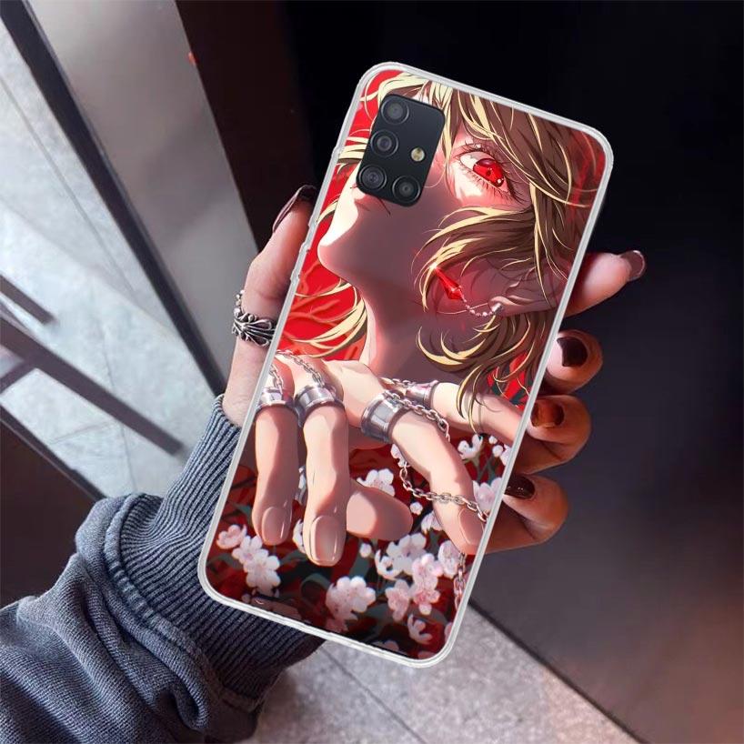 Huner X-Hunters Kurapika Phone Case For Samsung Galaxy A12 A52S A42 A32 A22 A51 A50 Note 20 Ultra 10 S10 Plus A71 A70 A31 A30 A1