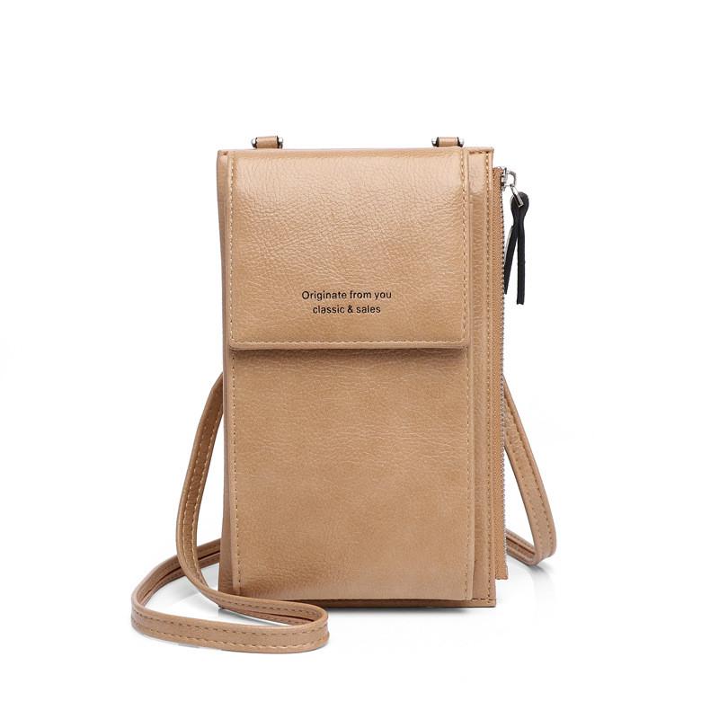 IELGY Women's Shoulder Bag Messenger Cover Vertical Style Mobile Phone Small Square Bag