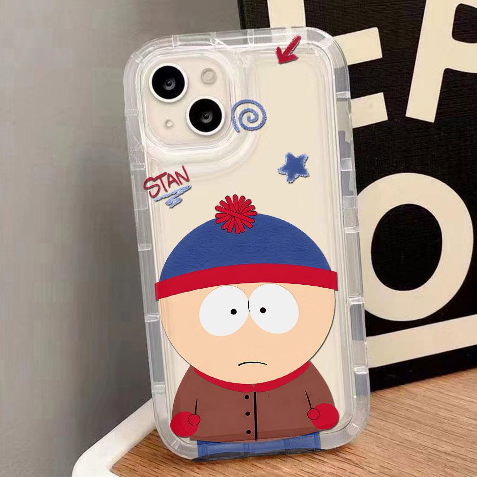 Забавный мультяшный чехол для телефона Xiaomi Redmi 12C 10 10C 9 9A 9C 9T K40 Note 13 12 11 Pro Plus 4G 5G S-South-Park Прозрачная задняя крышка