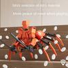 Suction Cup Bottom Spider Toys Multi-jointed Figures Model Doll Movable Robot Set  Birthday Gift