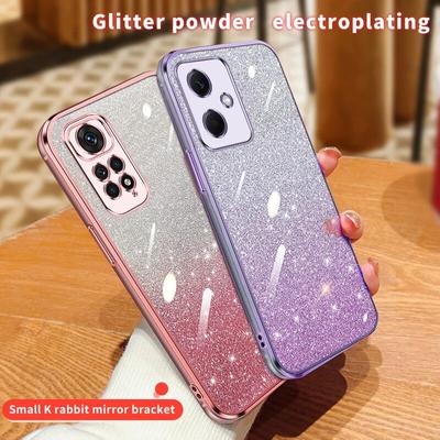 Note11 11pro Роскошный чехол с блестящим покрытием для Xiaomi Redmi Note 11 12 Pro 4g Plus 5g 12s 11E 12pro прозрачный чехол Note12 12S 11 S