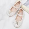 Girls Shoes New Fashion Kids Elegant Mary Janes for Party Wedding Shows Bow Children Fashion Moccasin Shoes Hook & Loop Chic PU