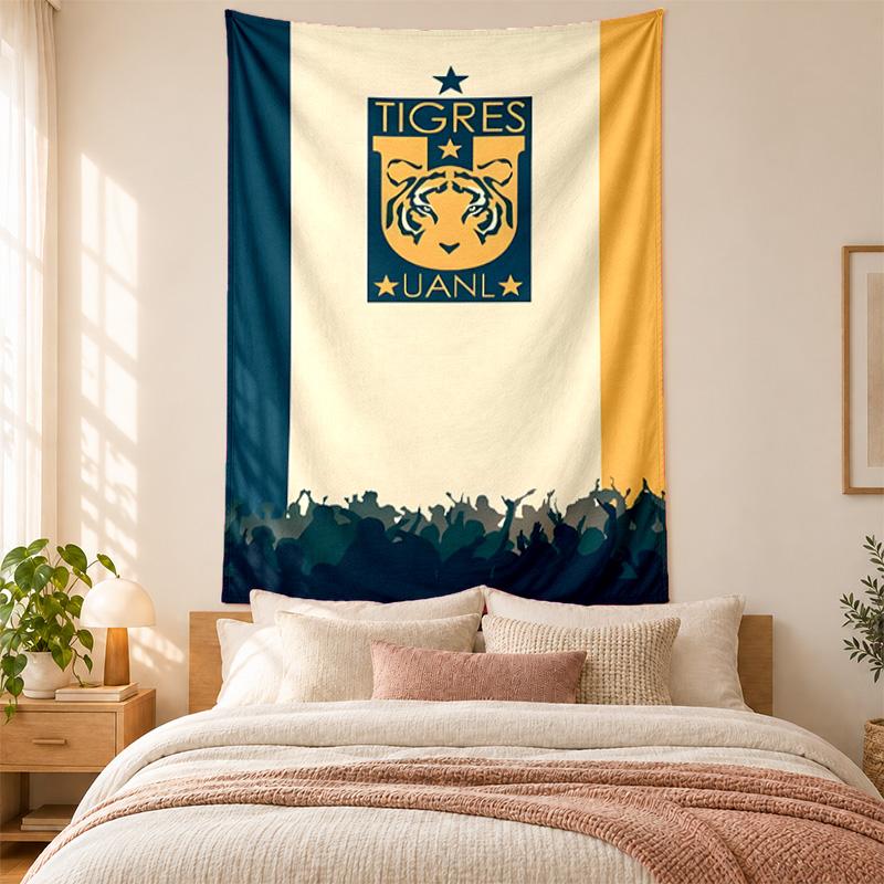 Club Tigres UANL Tapestry highquality for decorating living room bedroom dorm walls ideal as bedroom wallart orholiday gift